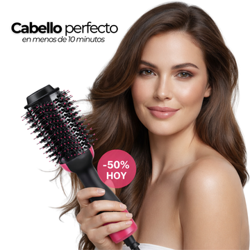 Cepillo Secador 4 en 1 -  Cabello perfecto en casa en solo 10 minutos